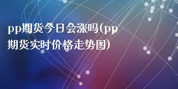 pp期货今日会涨吗(pp期货实时价格走势图)_https://gj1.wpmee.com_国际期货_第1张