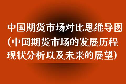 中国期货市场对比思维导图(中国期货市场的发展历程现状分析以及未来的展望)_https://gj1.wpmee.com_国际期货_第1张