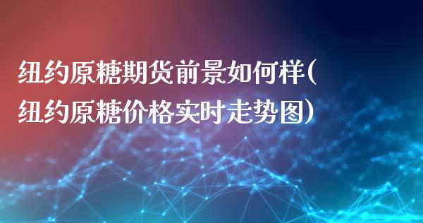 纽约原糖期货前景如何样(纽约原糖价格实时走势图)_https://gj1.wpmee.com_国际期货_第1张