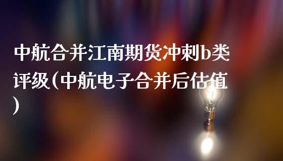 中航合并江南期货冲刺b类评级(中航电子合并后估值)_https://gj1.wpmee.com_国际期货_第1张