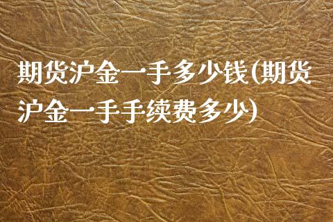 期货沪金一手多少钱(期货沪金一手手续费多少)_https://gj1.wpmee.com_国际期货_第1张