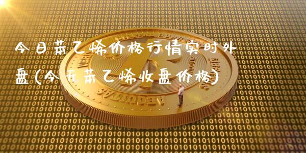 今日苯乙烯价格行情实时外盘(今天苯乙烯收盘价格)_https://gj1.wpmee.com_国际期货_第1张