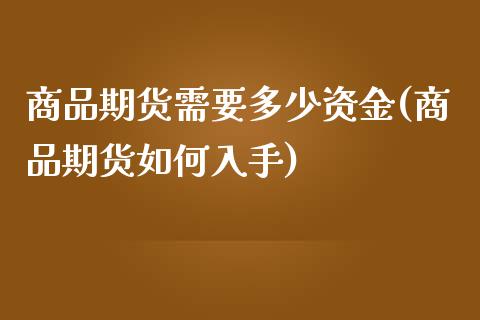 商品期货需要多少资金(商品期货如何入手)_https://gj1.wpmee.com_国际期货_第1张