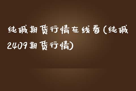 纯碱期货行情在线看(纯碱2409期货行情)_https://gj1.wpmee.com_国际期货_第1张