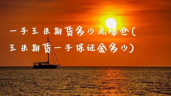 一手玉米期货多少点爆仓(玉米期货一手保证金多少)_https://gj1.wpmee.com_国际期货行情_第1张