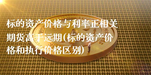 标的资产价格与利率正相关期货高于远期(标的资产价格和执行价格区别)_https://gj1.wpmee.com_国际期货_第1张