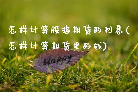 怎样计算股指期货的利息(怎样计算期货里的钱)_https://gj1.wpmee.com_国际期货行情_第1张